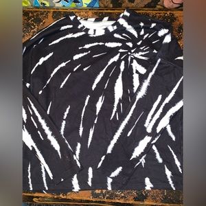 Black and white tie dye sweater!